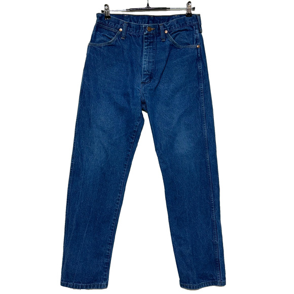 *Wrangler Jeans Mens 34x32 Blue Measures 32x32 Cowboy Cut Denim Workwear Chore - Picture 1 of 10